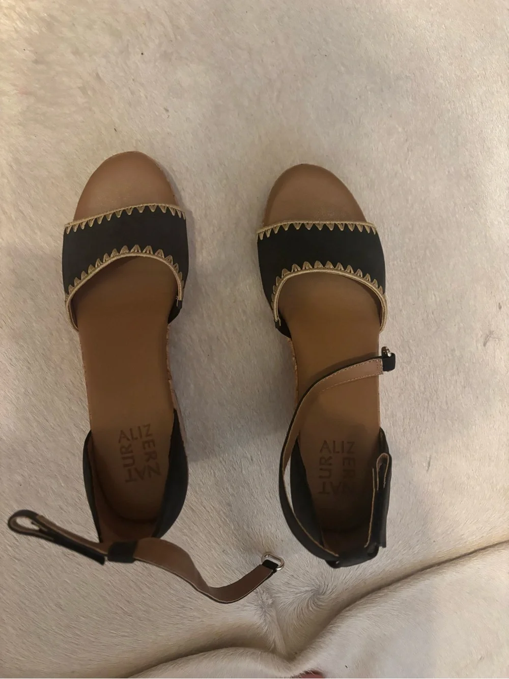 New Naturalizer Olly 3 Wedge Ankle-Strap Sandal